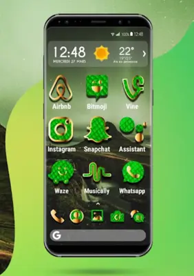 Apolo Snake - Theme, Icon pack android App screenshot 1